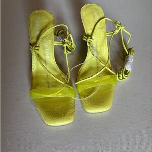 Antonio Melani Yellow Heeled Shoes